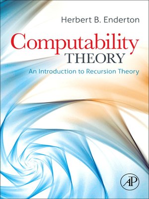 cover image of Computability Theory